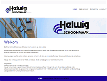 Tablet Screenshot of helwigschoonmaak.nl